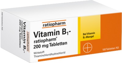 Vitamin B1 ratiopharm 200 mg Tabletten, 100 St