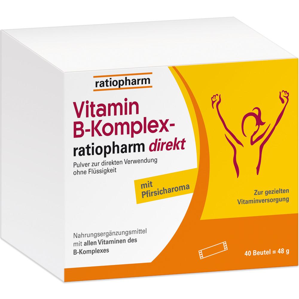 Vitamin B-Komplex ratiopharm direkt Pulver 40 Stück