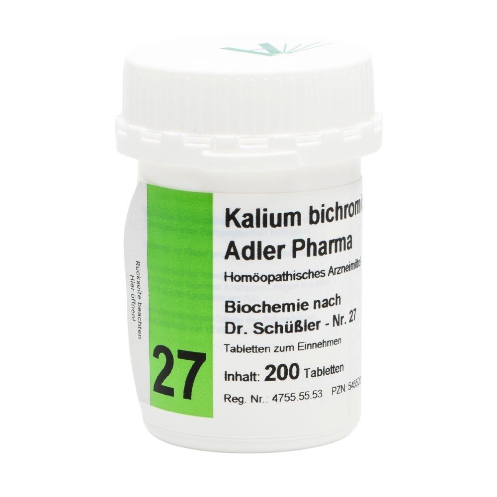 Kalium bichromicum D12 Adler Pharma Nr.27, Tablette