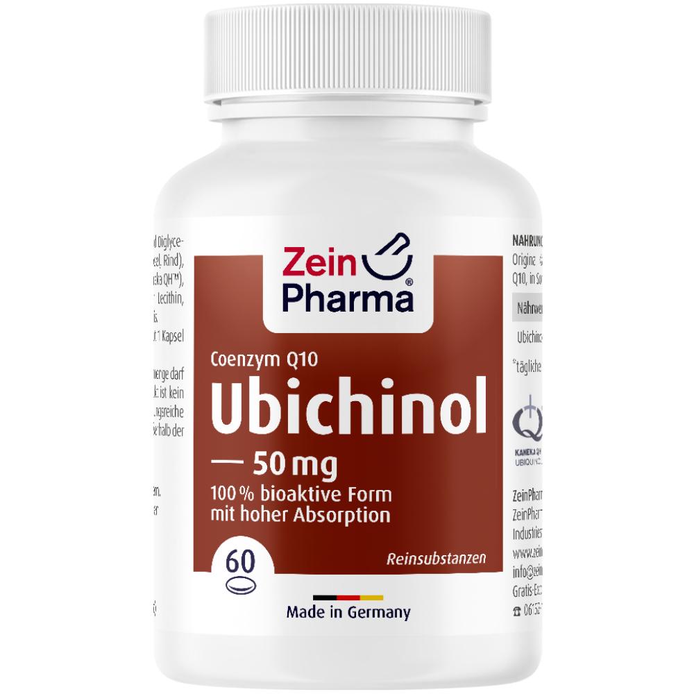 Zein Pharma Coenzym Q10 Ubichinol 50 mg Kapseln 60 Stück ...