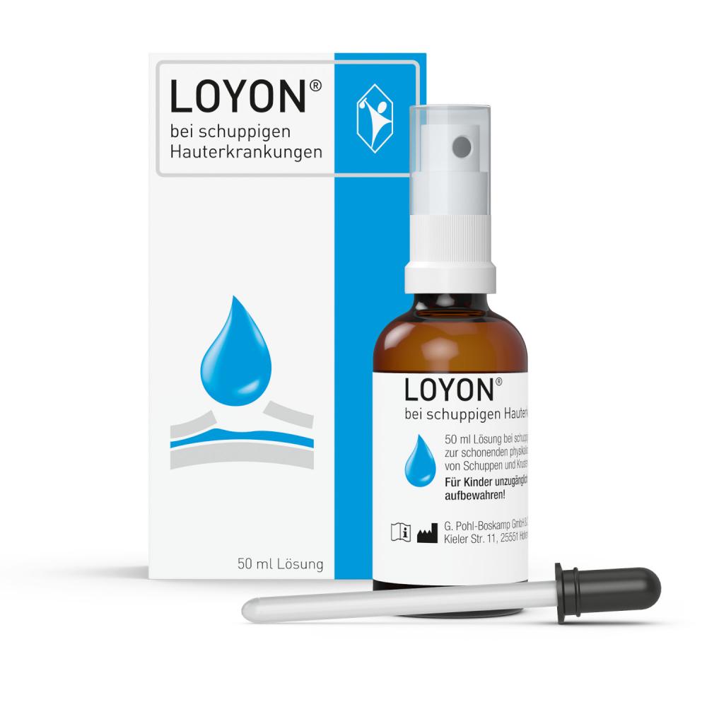 LOYON bei Schuppenflechte, Milchschorf & Kopfgneis 50 ml Lösung