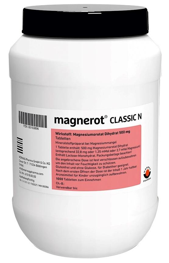Magnerot Classic N Tabletten – 1000 St