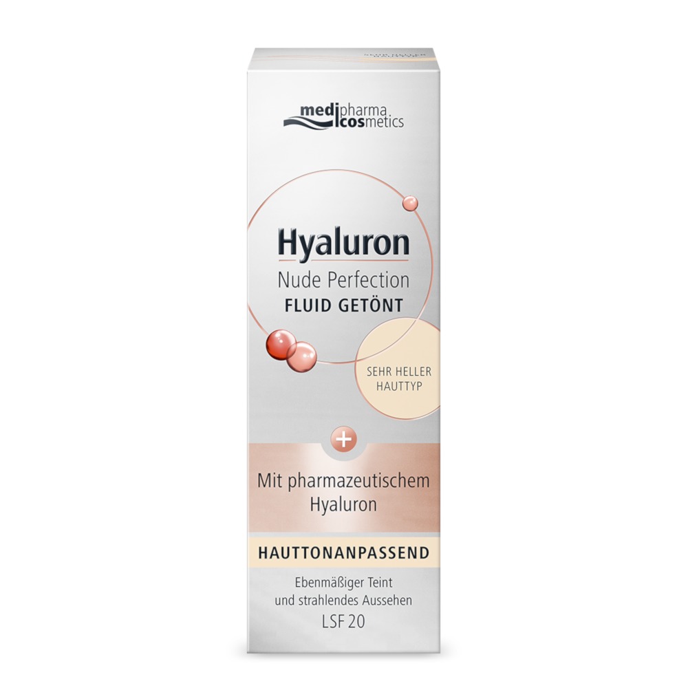 Hyaluron Nude Perfection getöntes Fluid LSF 20 medi. 50 ml 