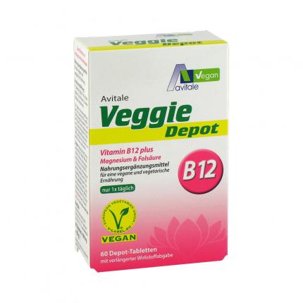 Avitale Veggie Depot B12 plus Magnesium &amp; Folsäure