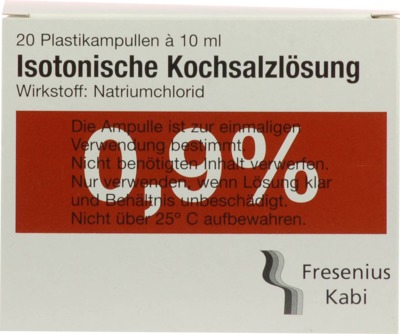 Isotonische Kochsalzlösung 0,9% Injektionslösung