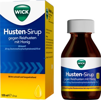 WICK Husten-Sirup gegen Reizhusten mit Honig