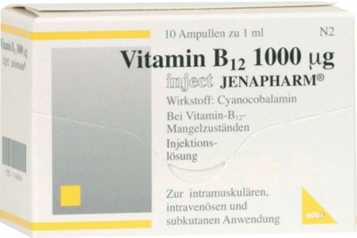 VITAMIN B12 1000 µg Inject Jenapharm Ampullen