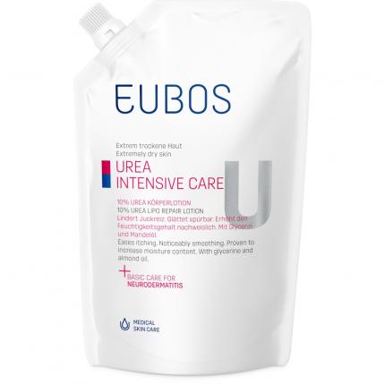 Eubos Trockene Haut Urea 10% Körperlotion Nachfüllbeutel