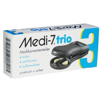 MEDI 7 trio Tablettenteiler grau
