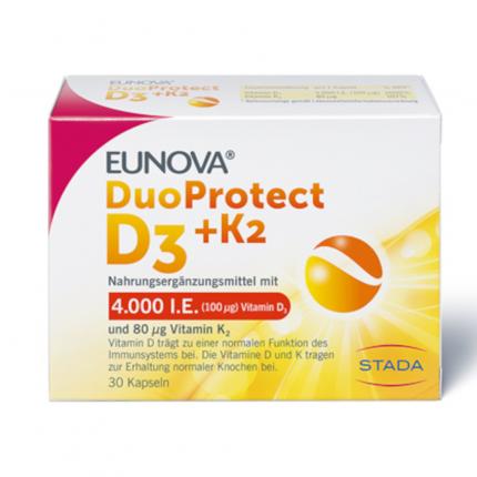 Eunova Duo Protect D3 +K2 4.000 I.E./80