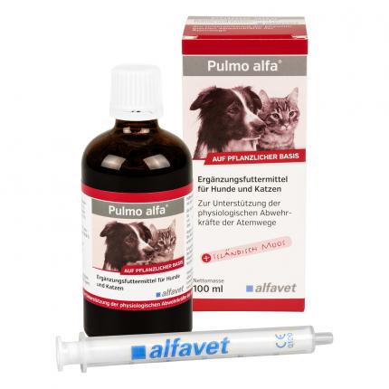Pulmo alfa Ergänzungsfuttermittel für Hunde und Katzen