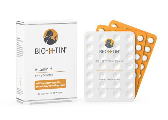 BIO-H-TIN Vitamin H 2,5 mg, 84 Tabletten für 12 Wochen Tabletten