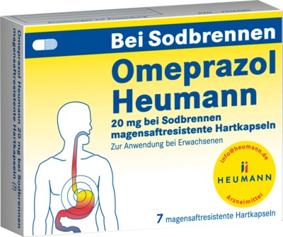 Omeprazol Heumann 20mg bei Sodbrennen