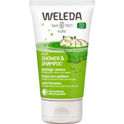 WELEDA KIDS 2in1 Shower &amp; Shampoo spritzige Limette