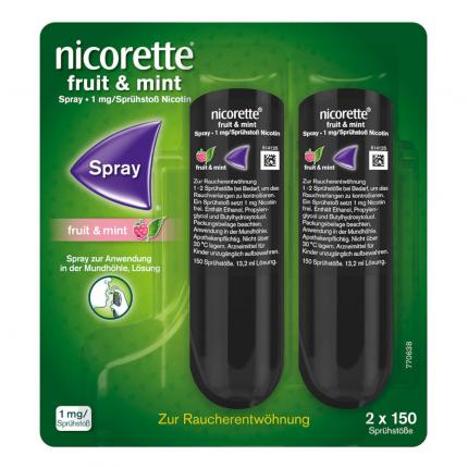 nicorette fruit &amp; mint Spray