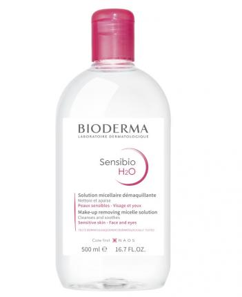 BIODERMA Sensibio H2O - Sanft reinigendes Mizellenwasser bei empfindlicher Haut 500 ml