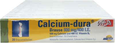 Calcium-dura Vitamin d3 Brause 600mg/400 I.E
