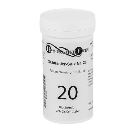 HOMOEOPATHIEFUCHS Schüssler-Salz Nummer 20 Kalium aluminium sulfat D6 Biochemie