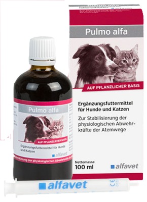 Pulmo alfa Ergänzungsfuttermittel für Hunde und Katzen