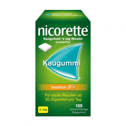 nicorette® Kaugummi 4mg freshfruit