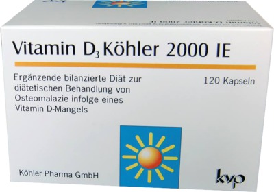 VITAMIN D3 KÖHLER 2000 IE Kapseln