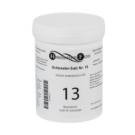 HOMÖOPATHIE FUCHS Schüssler-Salz Nummer 13 Kalium arsenicosum D6 Biochemie