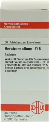 VERATRUM ALBUM D 6 Tabletten