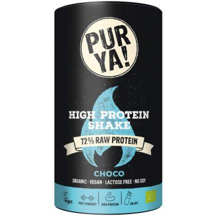 Purya High Protein Shake Choco Bio Pulver