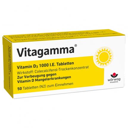 Vitagamma Vitamin D3 1.000I.E. Tabletten