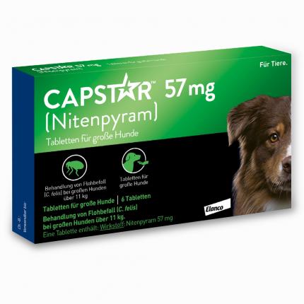 CAPSTAR 57 mg für große Hunde