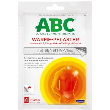 ABC WÄRME-PFLASTER mit SENSITIV-Vlies