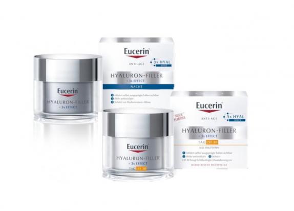 Eucerin Anti-Age Hyaluron-Filler LSF30 Tagespflege und Nachtpflege Routine Set