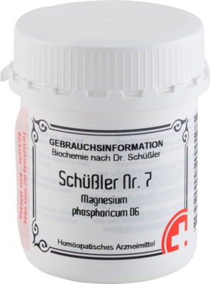 Schüßler nr.7 Magnesium phosphoricum D 6 Tabletten