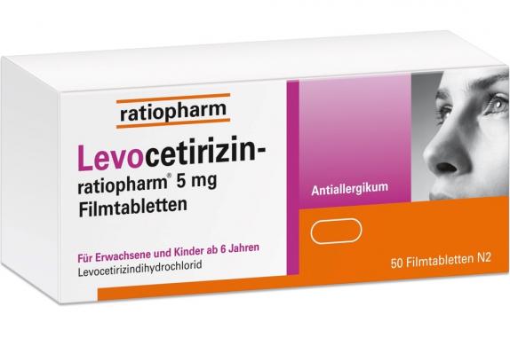 Levocetirizin-ratiopharm 5 mg