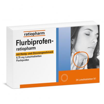 Flurbiprofen-ratiopharm 8,75 mg Lutschtabletten