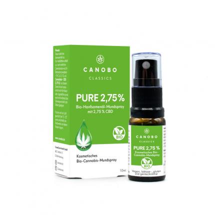 CANOBO PURE 2,75% Bio-Hanfsamenöl Mundspray