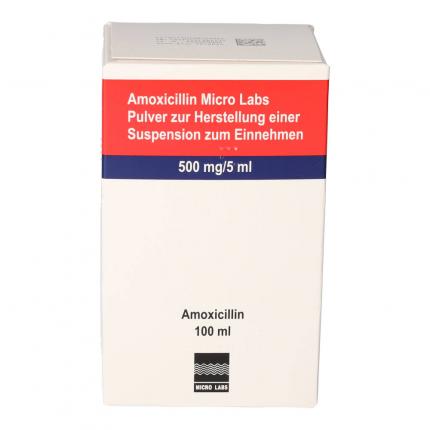 Amoxicillin Micro Labs 500 mg/5 ml Pulver f. Suspension