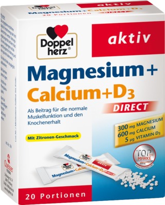 Doppelherz aktiv Magnesium + Calcium + D3 DIRECT
