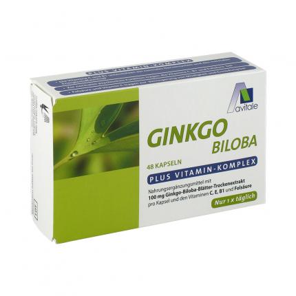 Avitale GINKGO 100 mg Kapseln+B1+C+E