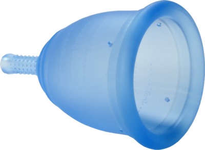 RUBY Cup Menstruationstasse Kap.24 ml mittel blau