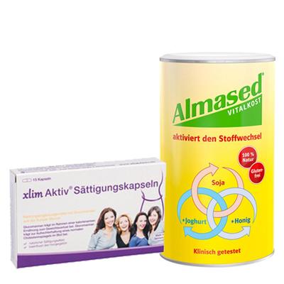 Almased + xlim Aktiv Sättigungskapseln-Set