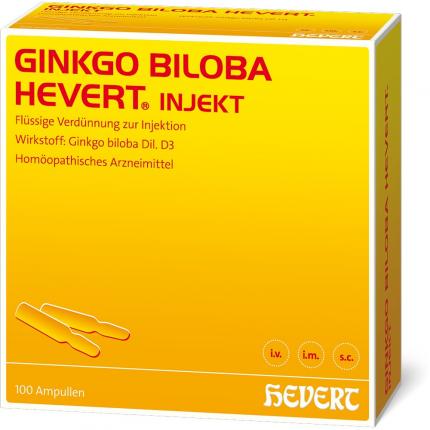 GINKGO BILOBA HEVERT Injekt Ampullen