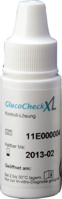 GLUCO CHECK XL Kontrolllösung mittel