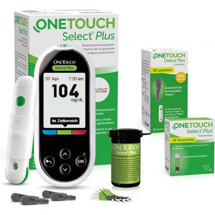 OneTouch Select Plus mmol/l 30er Starter Set