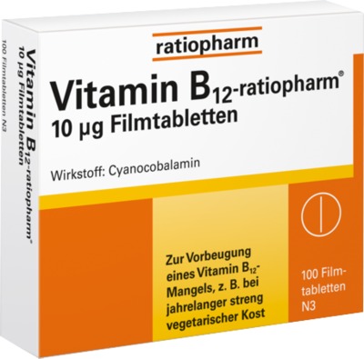 VITAMIN B12 ratiopharm 10 µg Filmtabletten