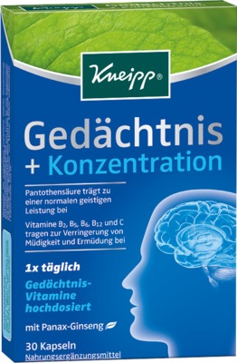 KNEIPP Gedächtnis+Konzentration Kapseln