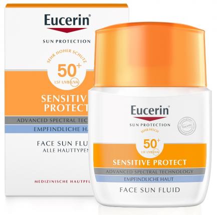Eucerin SUN SENSITIVE PROTECT FACE SUN FLUID LSF 50+