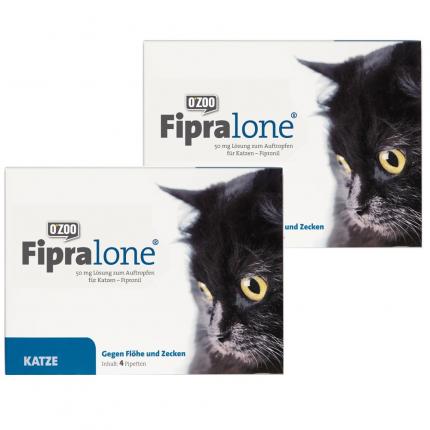 Fipralone Floh- &amp; Zeckenschutz Katze Doppelpack