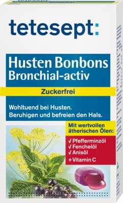 TETESEPT Husten Bonbons Bronchial-activ zuckerfrei