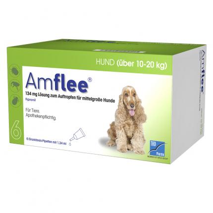 Amflee 134 mg Spot-on Lösung für mittelgroße Hunde 10-20kg